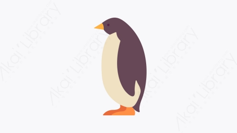 图片素材-009企鹅 penguin扁平MG卡通动物元素图标
