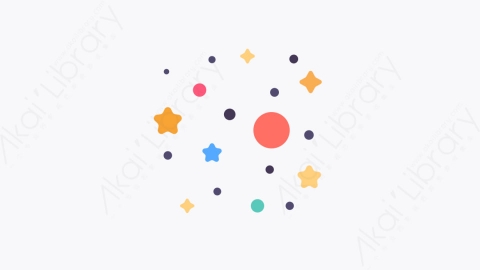图片素材-009星 stars扁平MG卡通空间元素图标