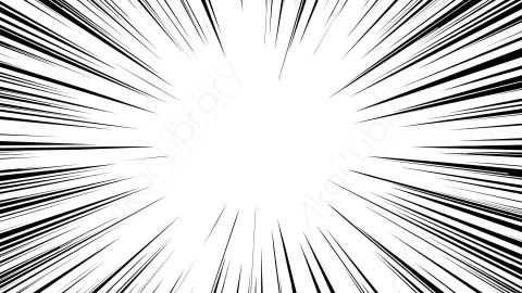 视频素材-速度线卡通手绘动漫抖动运动线条动画anime-01