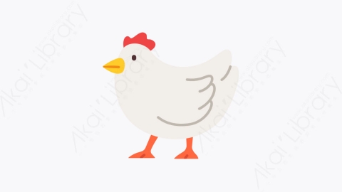 图片素材-011鸡 chicken扁平MG卡通农业元素图标