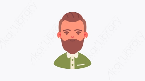 图片素材-014自由职业者 freelancer扁平MG卡通职业与人形元素图标