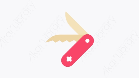 图片素材-014刀 knife扁平MG卡通露营元素图标