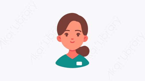 图片素材-014护士 nurse扁平MG卡通医疗元素图标