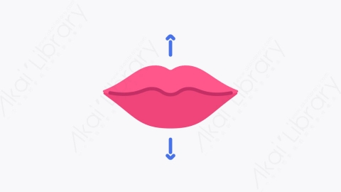 图片素材-015嘴唇 lips扁平MG卡通整容手术元素图标