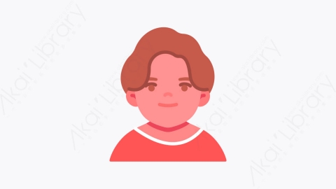 图片素材-016男孩 boy扁平MG卡通儿童头像元素图标