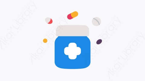 图片素材-017药片 pills扁平MG卡通医疗元素图标