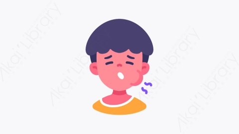 图片素材-018牙痛 toothache扁平MG卡通牙科元素图标