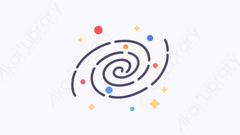 图片素材-018宇宙 universe扁平MG卡通空间元素图标