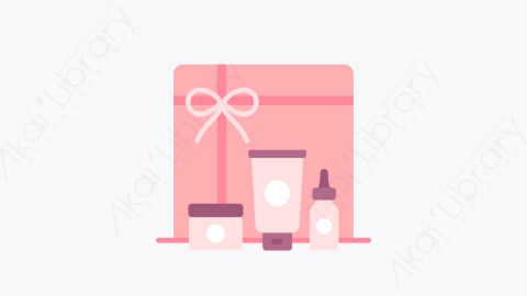 图片素材-019化妆品 cosmetics扁平MG卡通美容化妆品元素图标