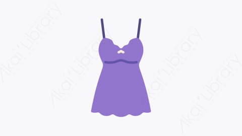 图片素材-021睡衣 nightgown扁平MG卡通衣服和衣服元素图标2