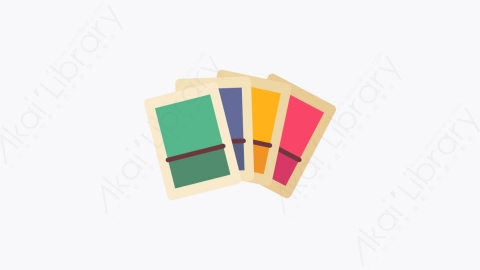 图片素材-023纸牌游戏 card games扁平MG卡通露营元素图标