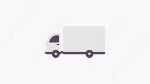 图片素材-025送货卡车 delivery truck扁平MG卡通交通元素图标