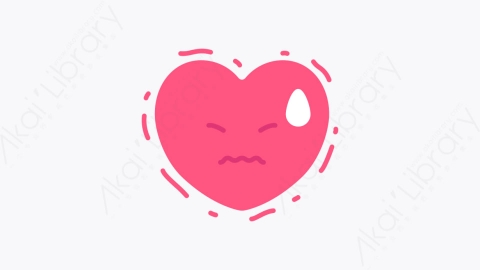 图片素材-025心脏病 heart attack扁平MG卡通空气污染元素图标