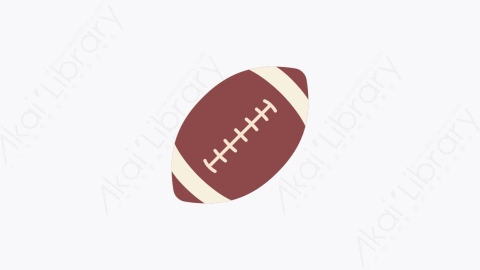 图片素材-025橄榄球 rugby扁平MG卡通教育和学校的元素图标