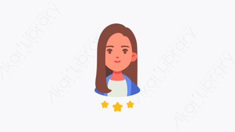图片素材-026女商人 businesswoman扁平MG卡通商业和金融的元素图标