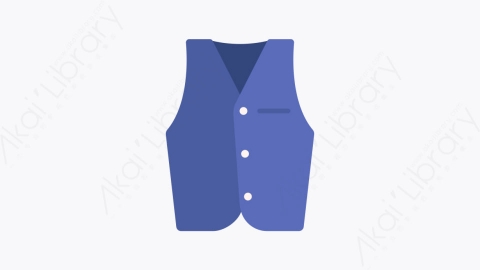图片素材-026背心 vest扁平MG卡通衣服和衣服元素图标2