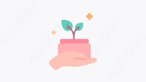 图片素材-028有机产品 organic product扁平MG卡通美容化妆品元素图标