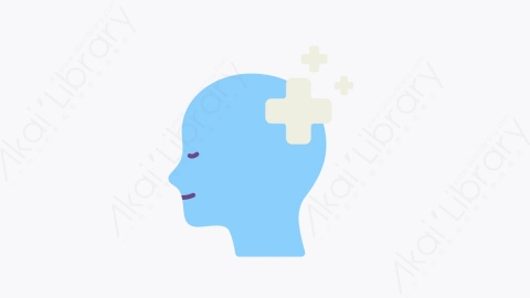 图片素材-029心理学 psychology扁平MG卡通心理健康和障碍元素图标