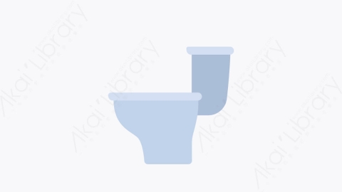 图片素材-029厕所 toilet扁平MG卡通家具和家居装饰Vol1元素图标