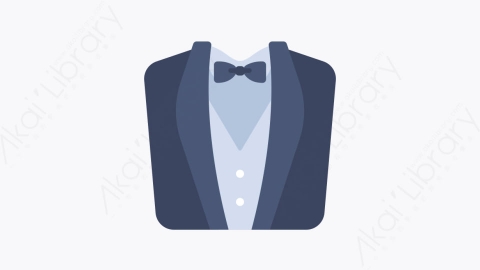图片素材-029婚纱 wedding suit扁平MG卡通衣服和衣服元素图标2