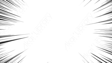 视频素材-速度线卡通手绘动漫抖动运动线条动画anime-03