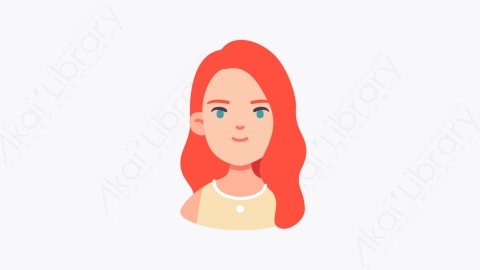 图片素材-030女商人 businesswoman扁平MG卡通职业与人形元素图标2