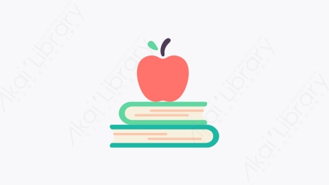 图片素材-030学校 school扁平MG卡通教育和学校的元素图标
