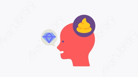 图片素材-032病理骗子 pathological liar扁平MG卡通心理健康和障碍元素图标