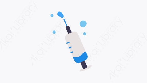 图片素材-032注射器 syringe扁平MG卡通医疗元素图标