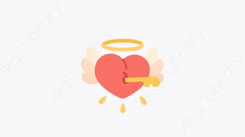 图片素材-033丘比特 cupid扁平MG卡通爱与甜蜜的元素图标