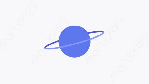 图片素材-035星球 planet扁平MG卡通空间元素图标