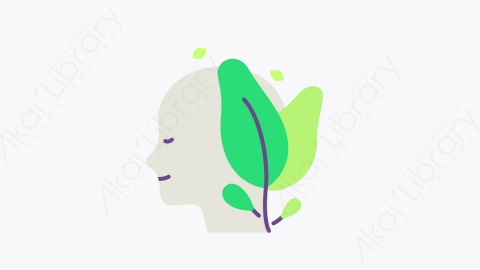 图片素材-035疗法 therapy扁平MG卡通心理健康和障碍元素图标