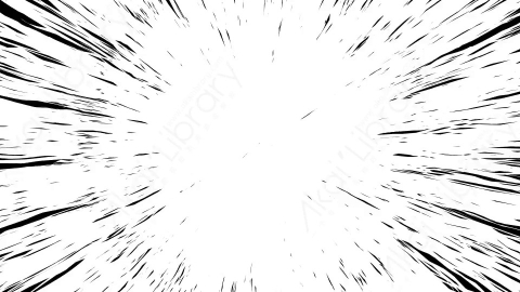 视频素材-速度线卡通手绘动漫抖动运动线条动画anime-05