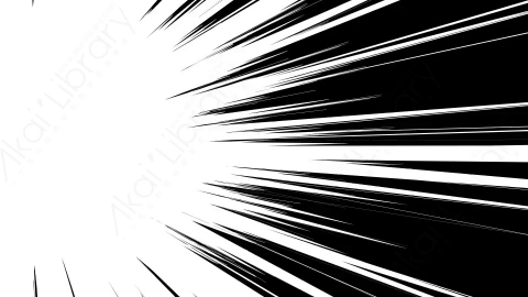 视频素材-速度线卡通手绘动漫抖动运动线条动画anime-06