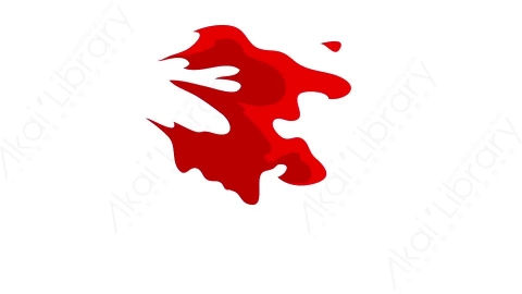 视频素材-卡通二维手绘鲜血喷溅特效2Blood_12