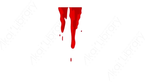 视频素材-卡通二维手绘鲜血喷溅特效2Blood_03