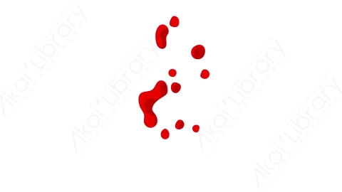 视频素材-卡通二维手绘鲜血喷溅特效2Blood_04