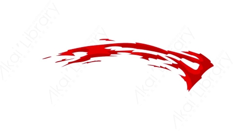 视频素材-卡通二维手绘鲜血喷溅特效Blood 53