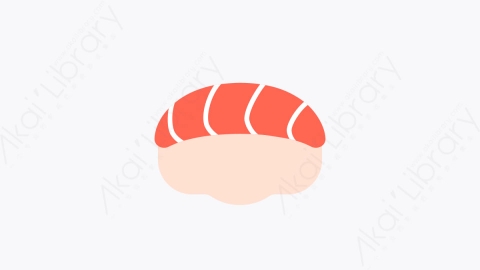 图片素材-027寿司 sushi扁平MG卡通食物和交付元素图标