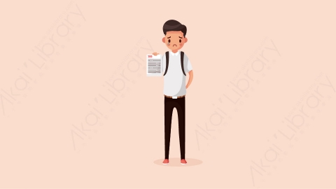 图片素材-学生做不同的动作4