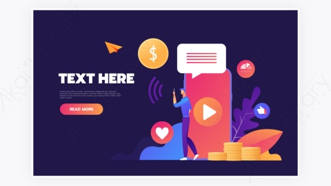 图片素材-在线教程视频登陆页面