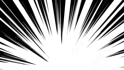视频素材-速度线卡通手绘动漫抖动运动线条动画anime-17
