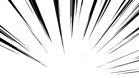视频素材-速度线卡通手绘动漫抖动运动线条动画anime-20