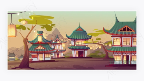 图片素材-中国乡村街道与典型建筑-1