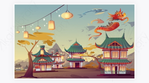 图片素材-中国乡村街道与典型建筑-3