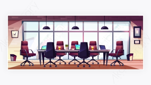图片素材-公司商务会议室创业团队会议背景1