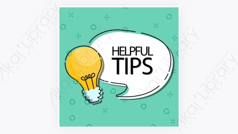 图片素材-卡通扁平多彩的快速Tips重点提示标签116