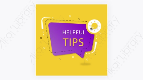 图片素材-卡通扁平多彩的快速Tips重点提示标签22