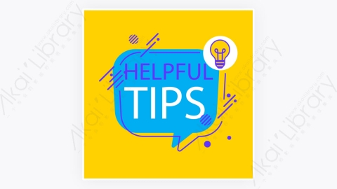 图片素材-卡通扁平多彩的快速Tips重点提示标签60