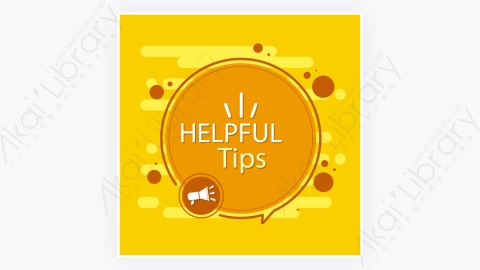 图片素材-卡通扁平多彩的快速Tips重点提示标签98